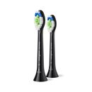 Κεφαλές Οδοντόβουρτσας Philips Sonicare Optimal White W2 Μαύρο, 2 τεμάχια