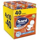 Ανοιχτή Πάνα Ακράτειας Sani Sensitive Extra Large No4 4x10, 40 τεμάχια