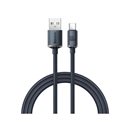 Baseus Crystal Shine Braided Cable USB-C male - USB-A male Μαύρο 1.2m