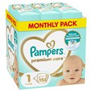 Pampers Premium Care Πάνα Μέγεθος 1 (2kg-5kg) - 156 Πάνες